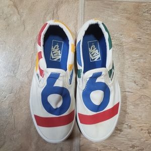 Vans slip-on with numbers